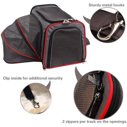 Transportin Extensible Petsfit Para Mascotas Comodo Y Seguro