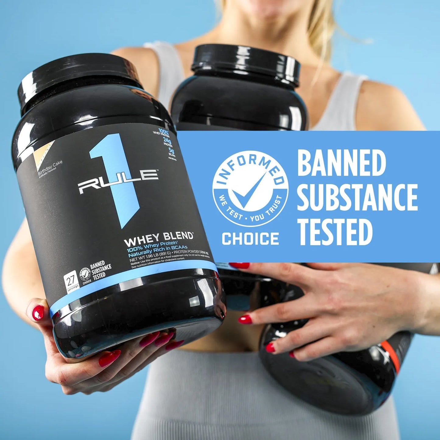 Proteina Whey Blend Pastel De Cumpleanos R1 Rule One 26g Recuperacion Muscular