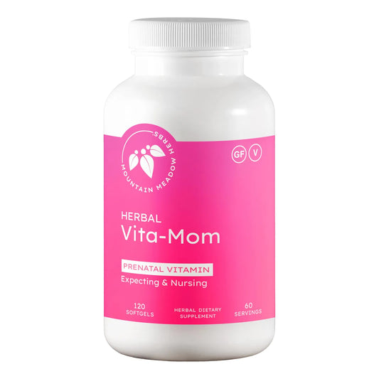Vitaminas Prenatales Herbales Con Acido Folico Hierro Y Mezcla Unica 120 Capsulas