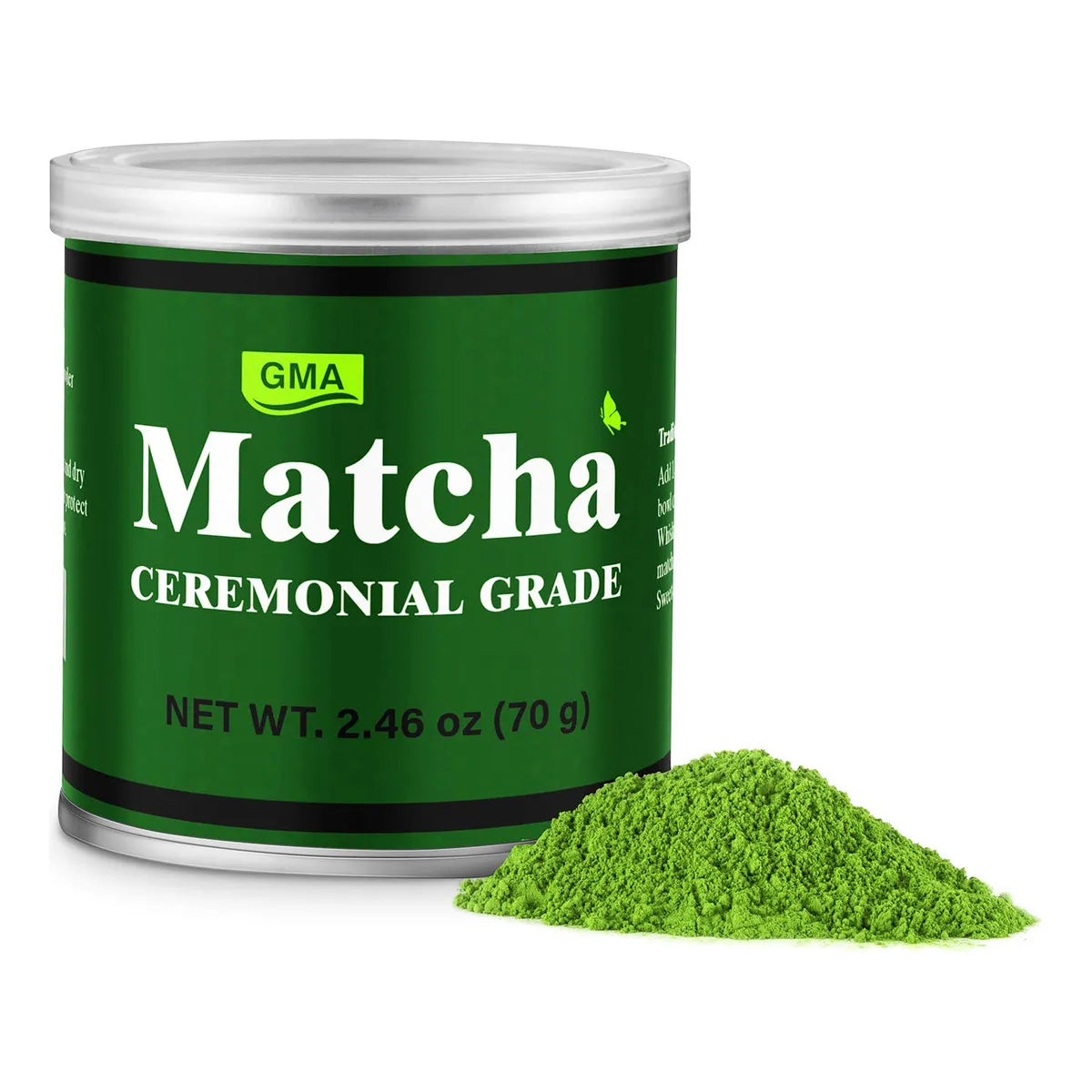 Té Verde Matcha Ceremonial 70 Gramos Polvo Puro Energía Natural Antioxidantes