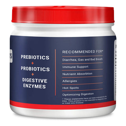 Geneflora Enzimas Digestivas Y Probióticos Para Mascotas 125 Mg 120 Porciones