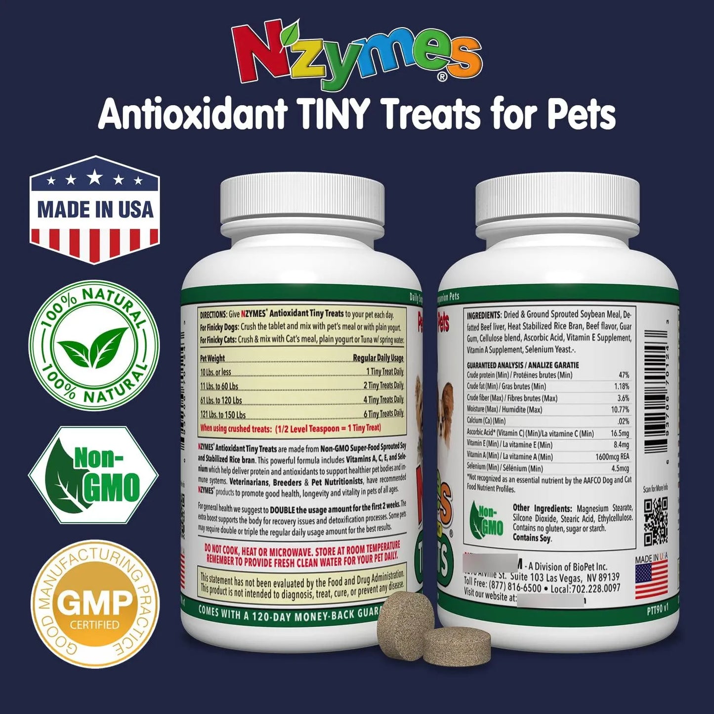 Golosinas Antioxidantes Para Perros Pequeños Salud Articular Y Piel