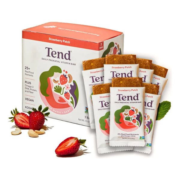 Barra Vitamínica Prenatal Orgánica Con DHA Vitamina D Y B Para Embarazo Y Posparto