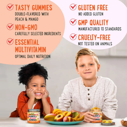 Gomitas Para Aumentar Altura Con Vitaminas Calcio Y Astrágalo Suplemento Para Niños Y Adolescentes