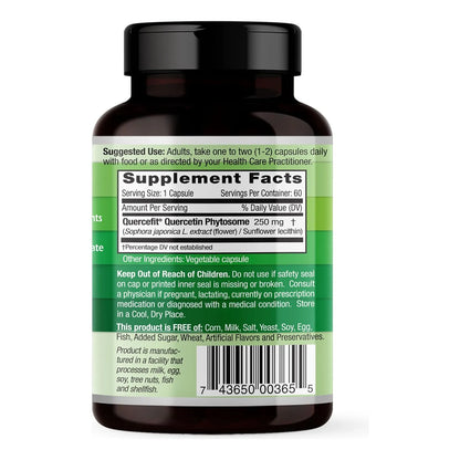 Fitosoma De Quercetina Emerald Labs Apoyo Inmunologico 60 Capsulas Vegano