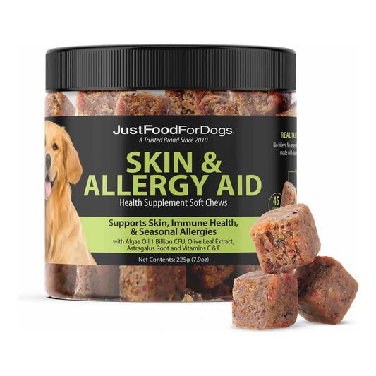 Masticables Suaves Para Perros Alivia Alergias Piel Sabor Delicioso Natural