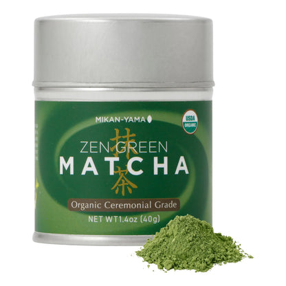 Matcha Orgánico Grado Ceremonial MIKAN-YAMA 40g Auténtico De Japón