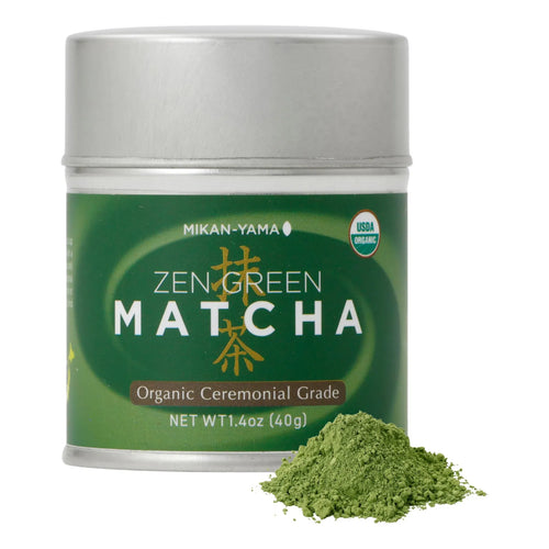 Matcha Orgánico Grado Ceremonial MIKAN-YAMA 40g Auténtico De Japón