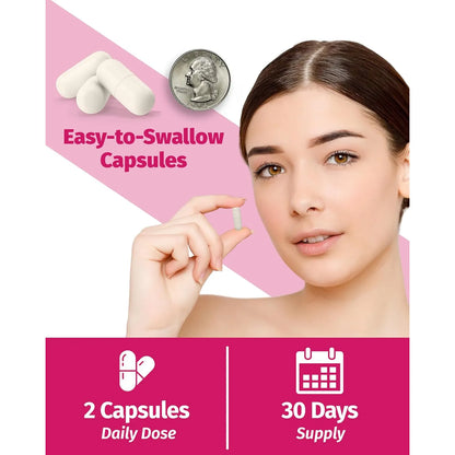 Vitaminas Cabello Piel Uñas Crecimiento Restauracion Biotina 5000 Mcg 60 Capsulas