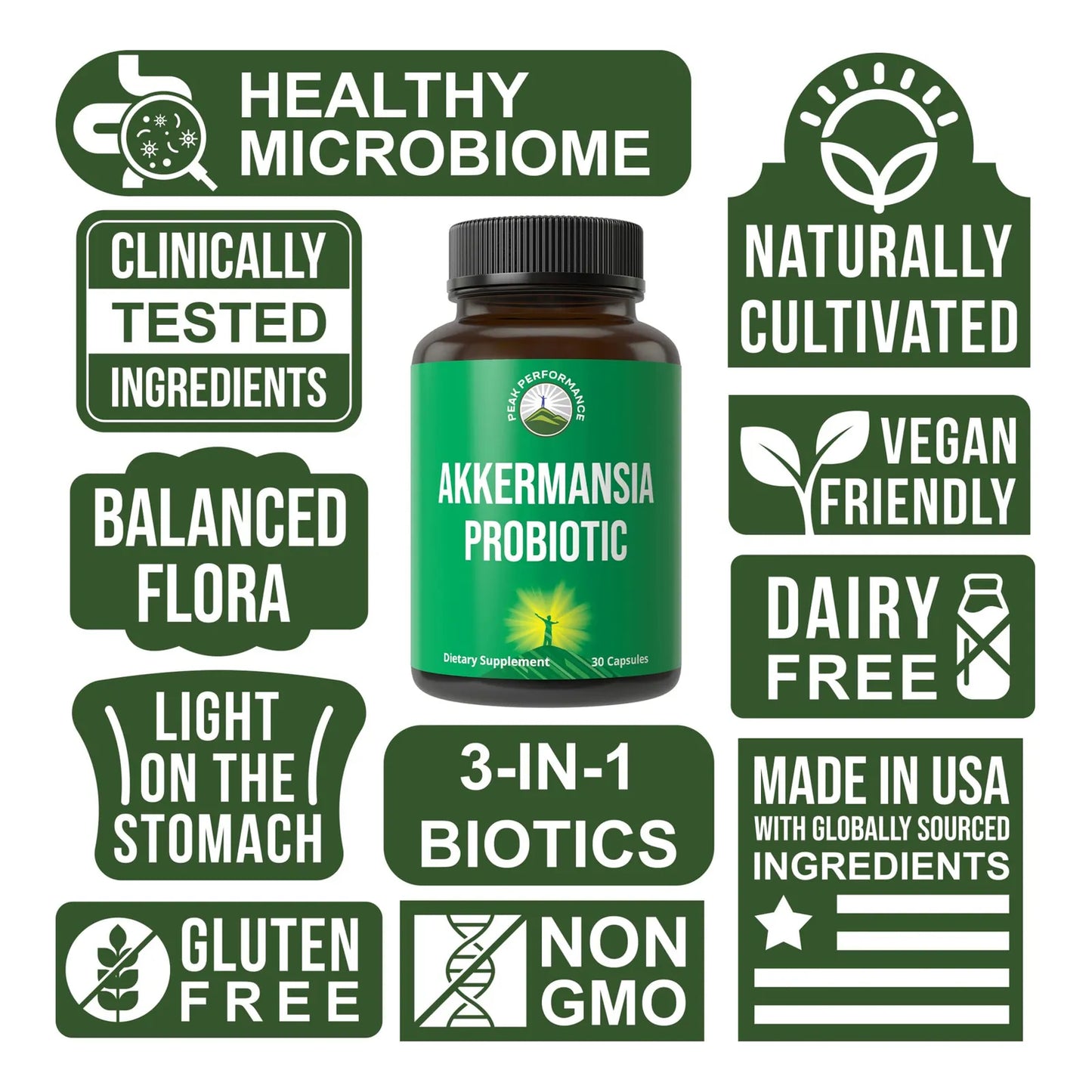 Probiótico Akkermansia Muciniphila Para Salud Intestinal Y Producción De GLP-1