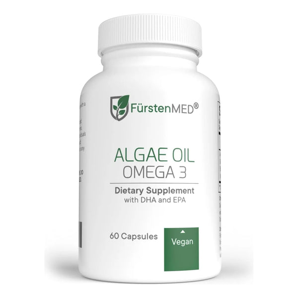 Aceite De Algas Omega 3 2000 Mg Vegano Apoyo Corazón Cerebro Articulaciones FürstenMED
