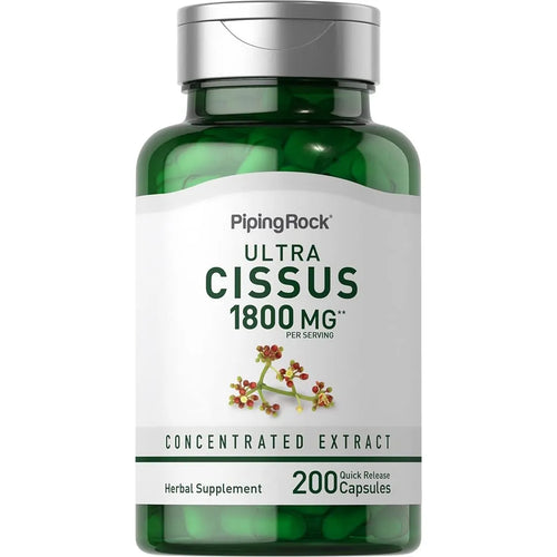 Extracto De Cissus Quadrangularis 1800mg 200 Cápsulas Ultra Concentrado Sin OMG Ni Gluten