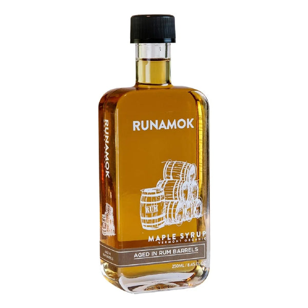 Jarabe De Arce Orgánico Runamok Sabor Ron 250ml Dulce Natural Postres