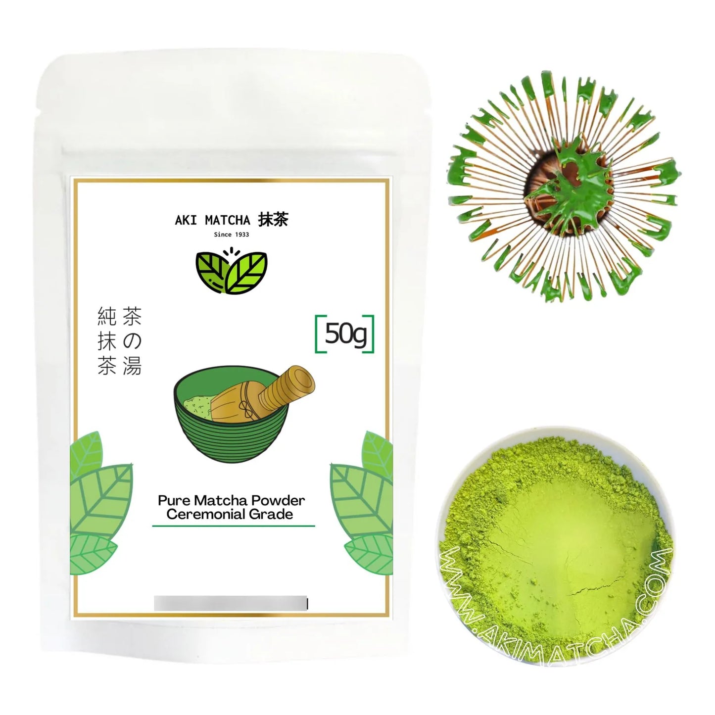 Matcha Orgánico Japonés Grado Ceremonial Saemidori Shizuoka 1.76 Oz