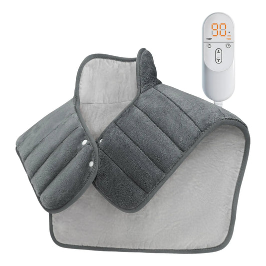 Almohadilla Térmica XL Para Cuello Hombros Y Espalda Alivio Profundo Y Relajación
