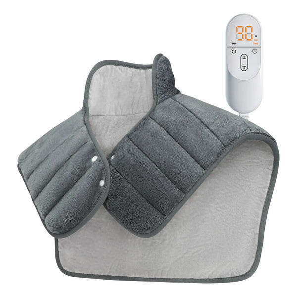 Almohadilla Térmica XL Para Cuello Hombros Y Espalda Alivio Profundo Y Relajación