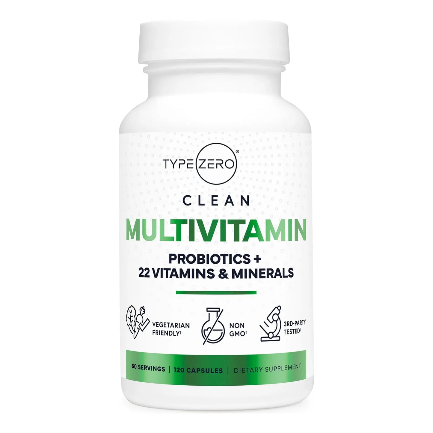Cápsulas Multivitamínicas 1300 Mg Con Probióticos Y 22 Vitaminas
