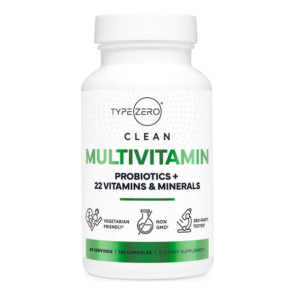 Cápsulas Multivitamínicas 1300 Mg Con Probióticos Y 22 Vitaminas