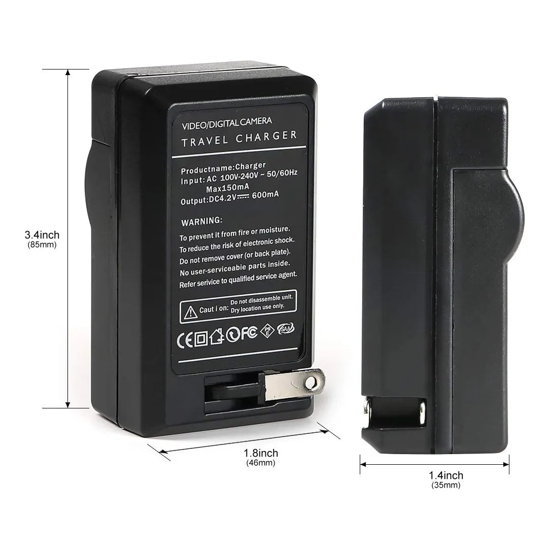 Cargador LP-E8 Compatible Canon EOS Rebel T2i T3i T4i T5i 550D 600D 650D 700D Carga Rápida Y Segura