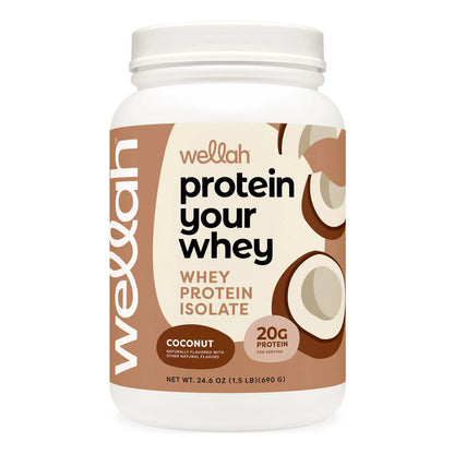 Proteína Aislada De Suero Sabor A Coco Protein Your Whey 30 Porciones 900g