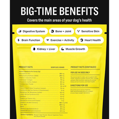 Suplemento Canino 8 En 1 Salud Articular Y Digestiva Con Glucosamina Formula Diaria