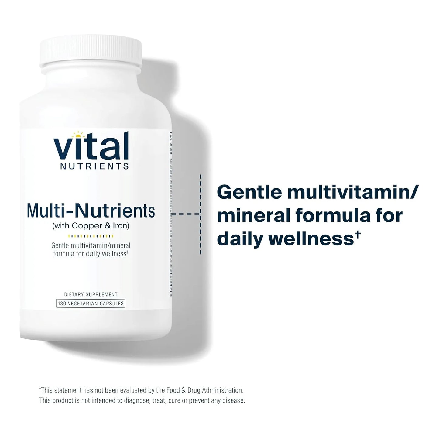 Multivitaminico Premium Con Citrato Malato Cobre Hierro Y Antioxidantes 180 Capsulas