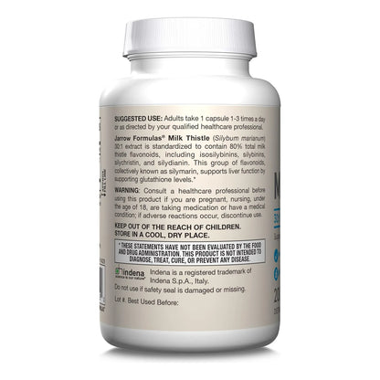 Cardo Mariano 150 Mg Extracto 30:1 200 Caps Salud Hepatica Jarrow Formulas