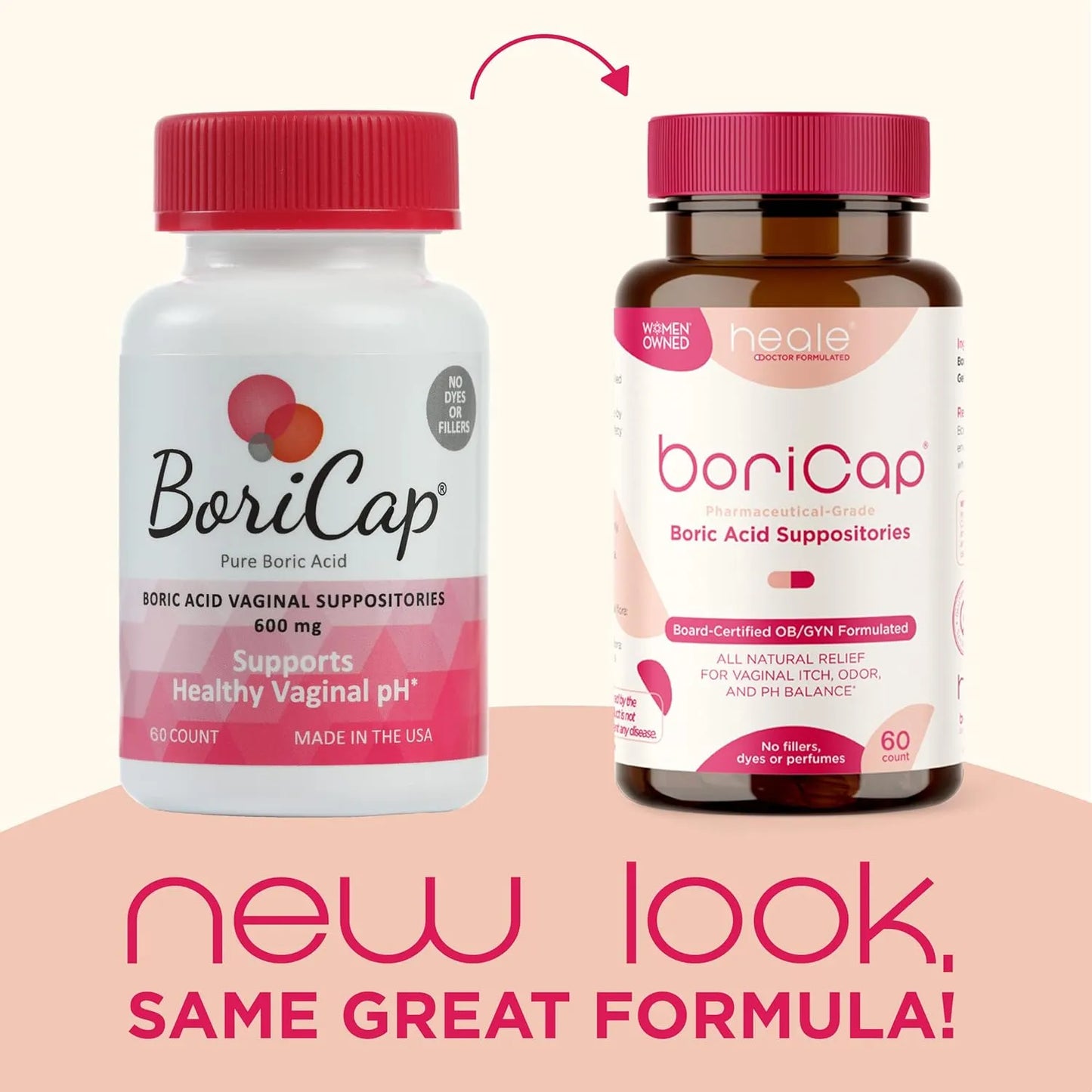 Supositorios Vaginales Acido Borico BoriCap 600 Mg Equilibra Ph Alivia Picazon Y Olor