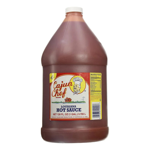 Salsa Picante Cajun Chef Louisiana 3.78 Litros Auténtico Sabor Cajún