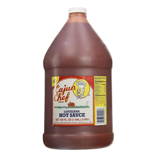 Salsa Picante Cajun Chef Louisiana 3.78 Litros Auténtico Sabor Cajún