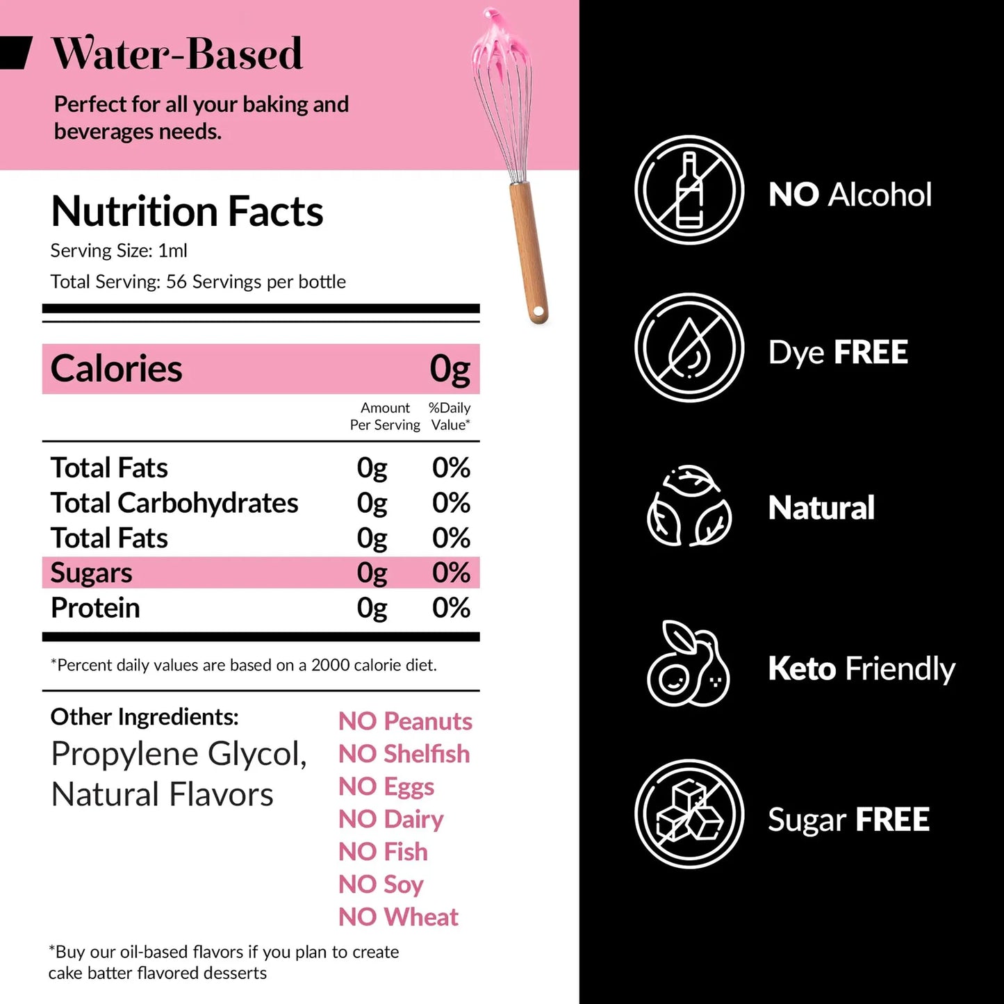 Extracto Natural De Masa Para Tartas 60 Ml Kosher Sin Azúcar Sabor Concentrado