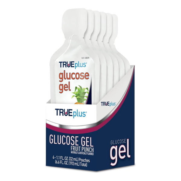 Gel De Glucosa TRUEplus Sabor Ponche De Frutas Energia Rapida Sin Gluten