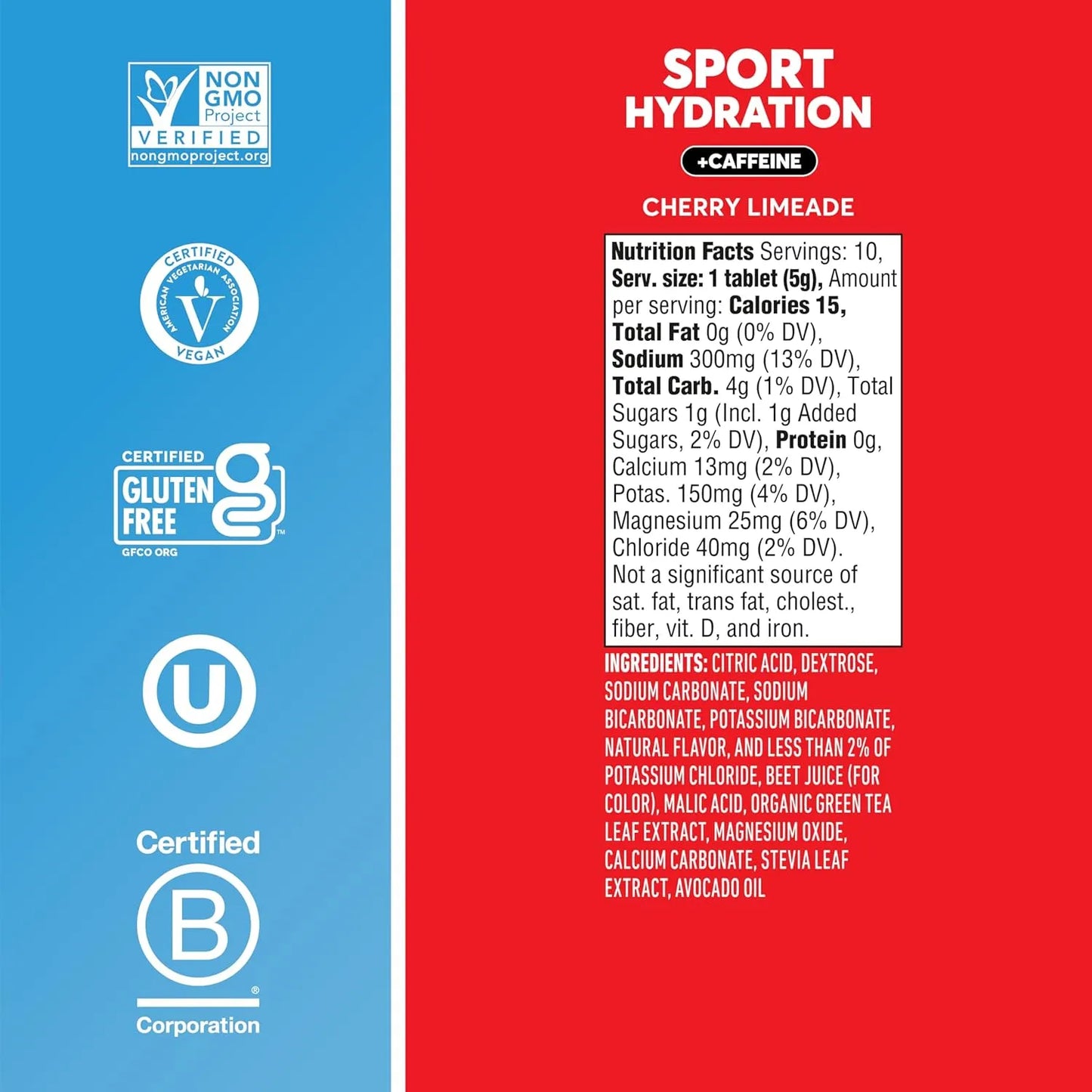 Nuun Sport Tabletas Electrolito Hidratante Energética 10 Unidades Sabor Frutal