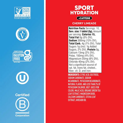 Nuun Sport Tabletas Electrolito Hidratante Energética 10 Unidades Sabor Frutal