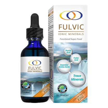 Minerales Ionico X350 Fulvic 60Ml Concentracion Doble Energia Y Claridad Mental