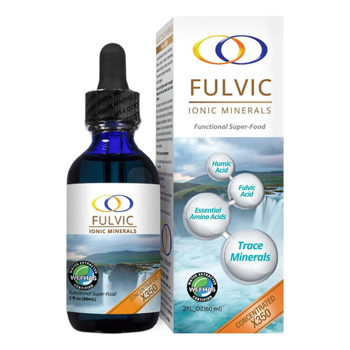 Minerales Ionico X350 Fulvic 60Ml Concentracion Doble Energia Y Claridad Mental