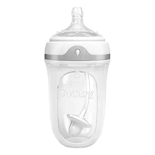 Botella De Silicona Comfort 360 240ml Anticólicos Para Bebés Nuby