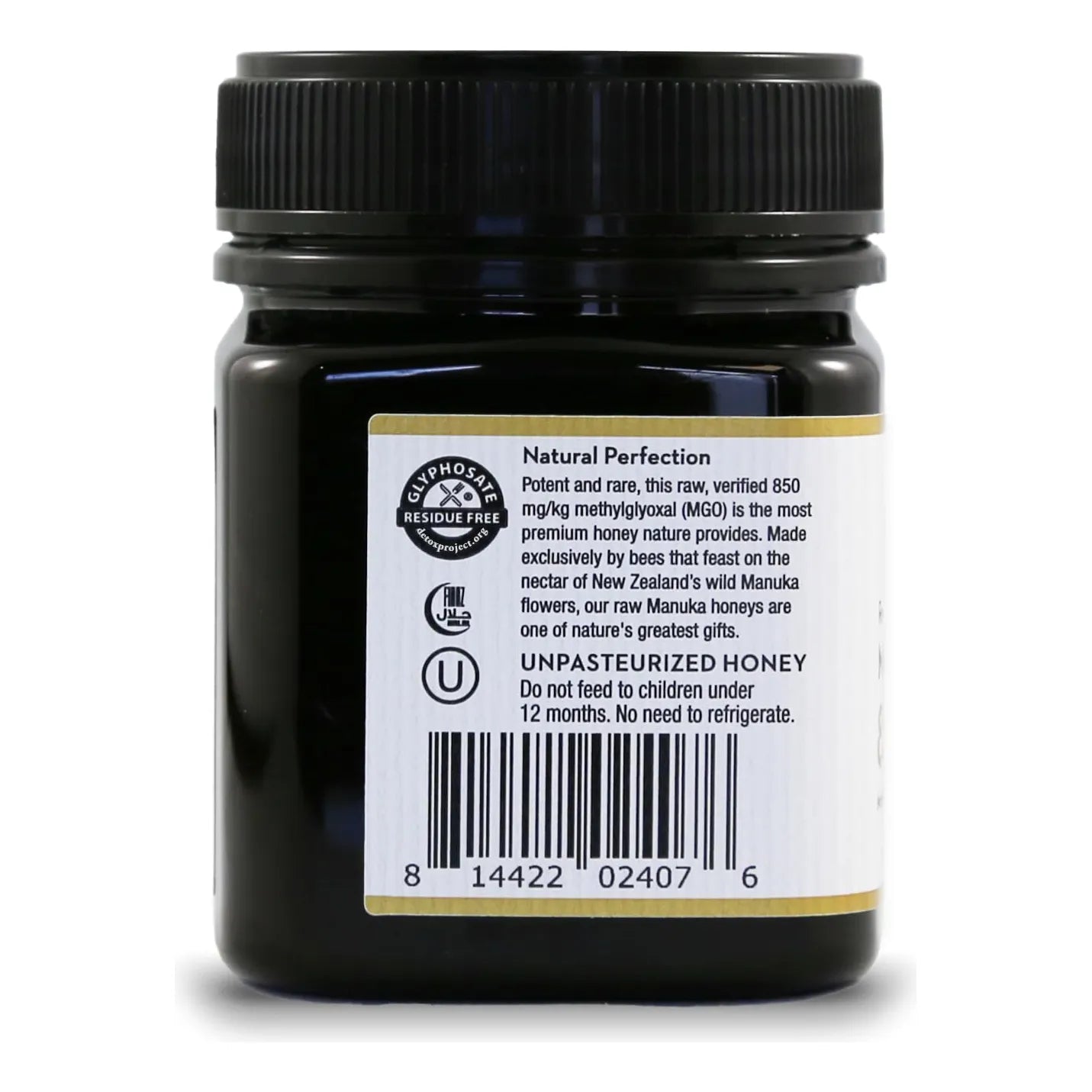 Miel De Manuka Cruda MGO 850+ 250g Premium Nueva Zelanda