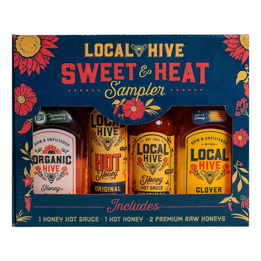 Miel Caliente Orgánica 340g Trébol Local Y Salsa Picante Pack Exclusivo