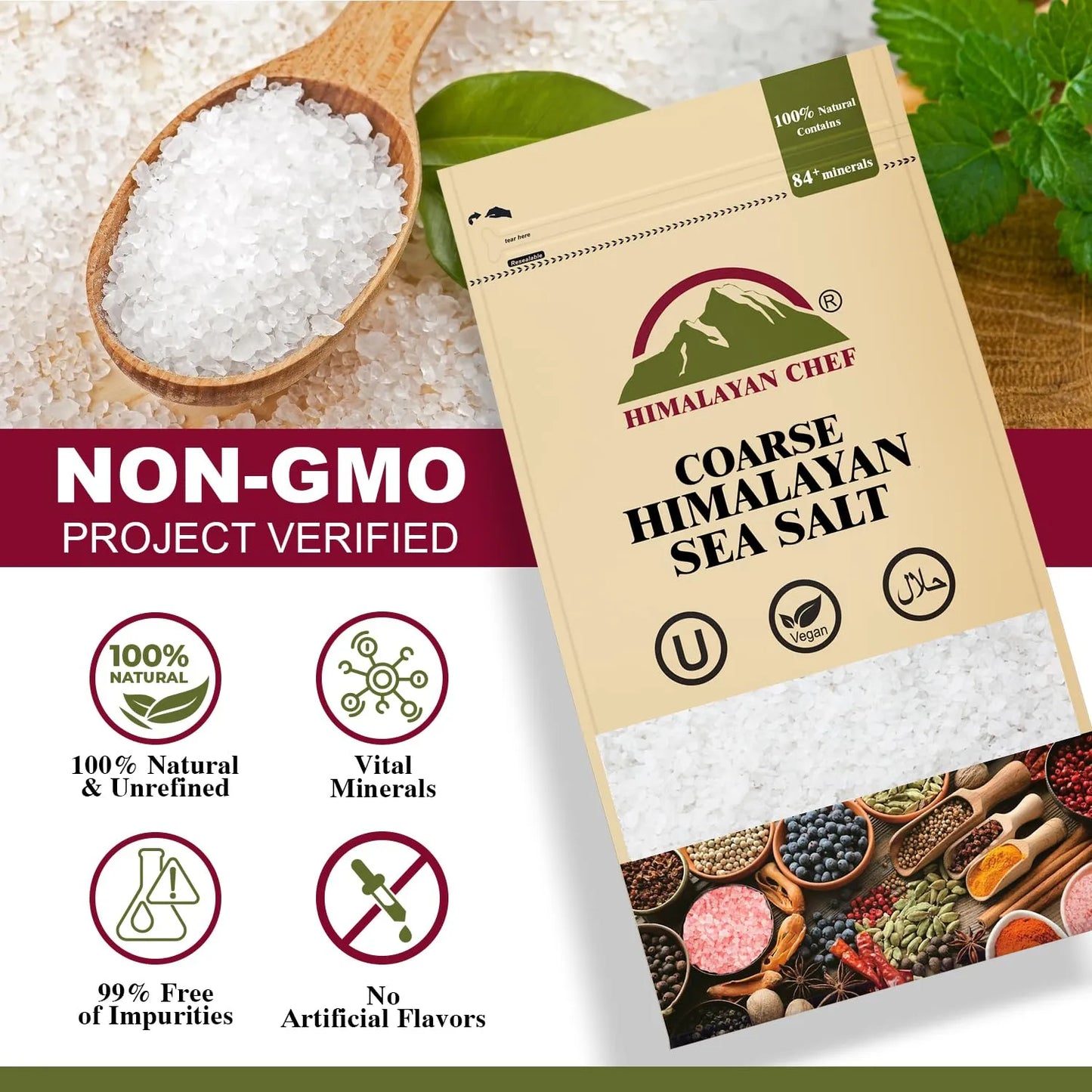 Sal Marina Gruesa Himalayan Chef 1 36 Kg Resellable Natural