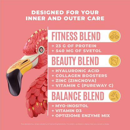 Proteína Vegana En Polvo Con Colágeno Y Ácido Hialurónico Para Belleza Y Fitness