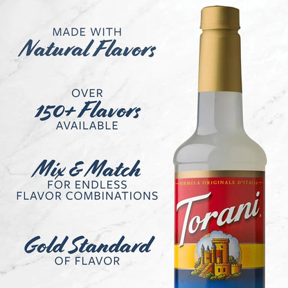 Jarabe De Caña De Azúcar Torani 720 Ml Paquete De 4 Sabor Natural Y Versátil