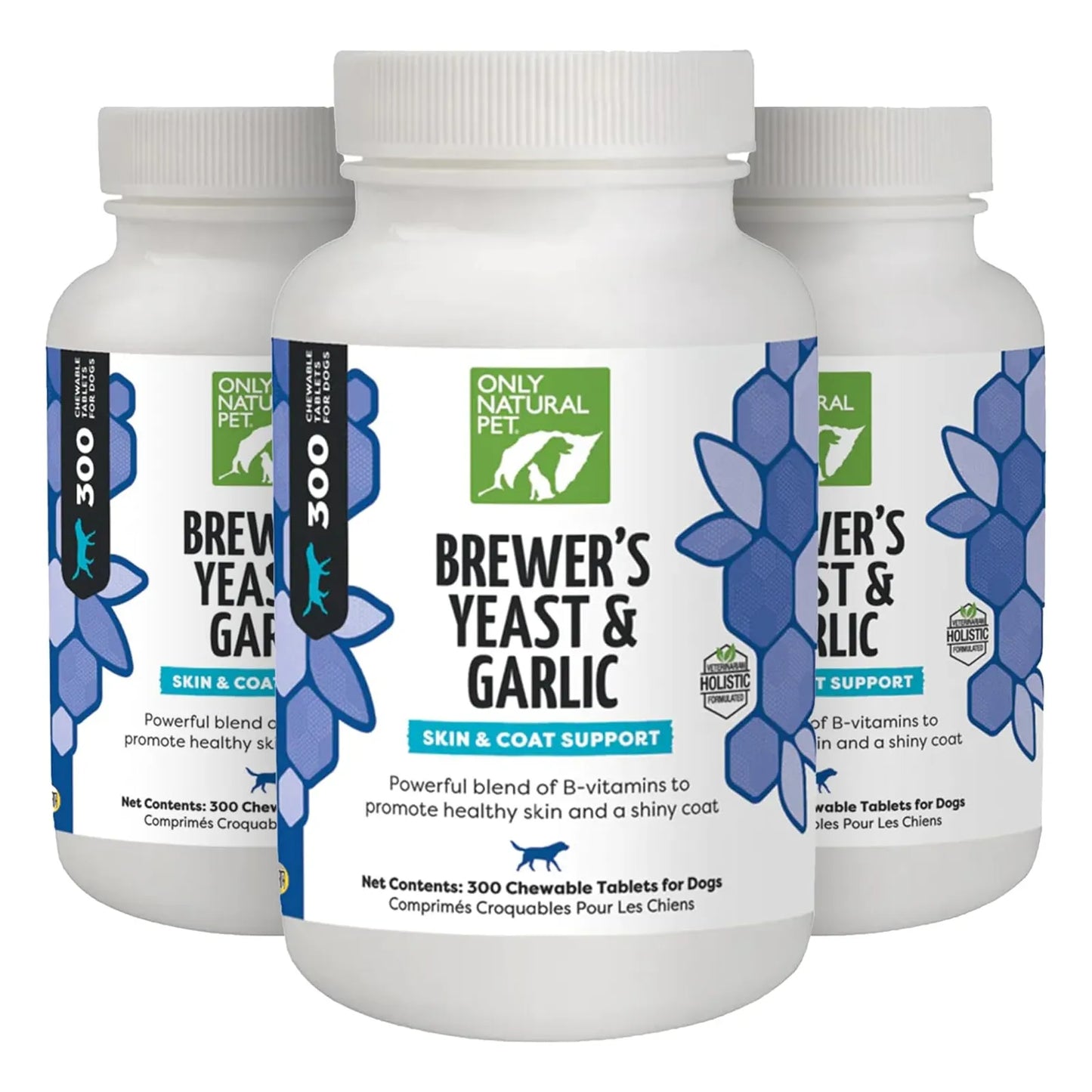 Masticables Naturales De Levadura Y Ajo Para Perros Protección Natural Contra Pulgas Y Garrapatas