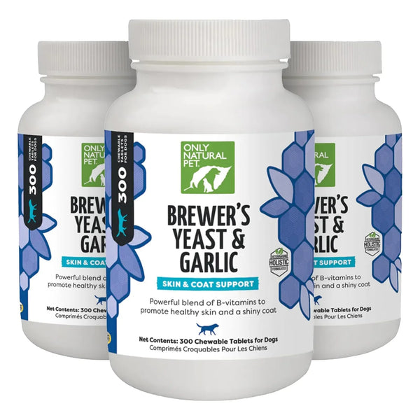 Masticables Naturales De Levadura Y Ajo Para Perros Protección Natural Contra Pulgas Y Garrapatas