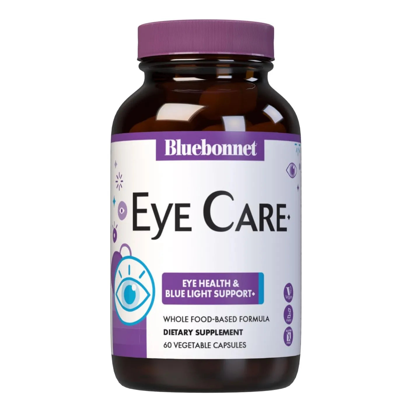 Cuidado Ocular Macular Y Luz Azul 60 Capsulas Vegano Sin Gluten