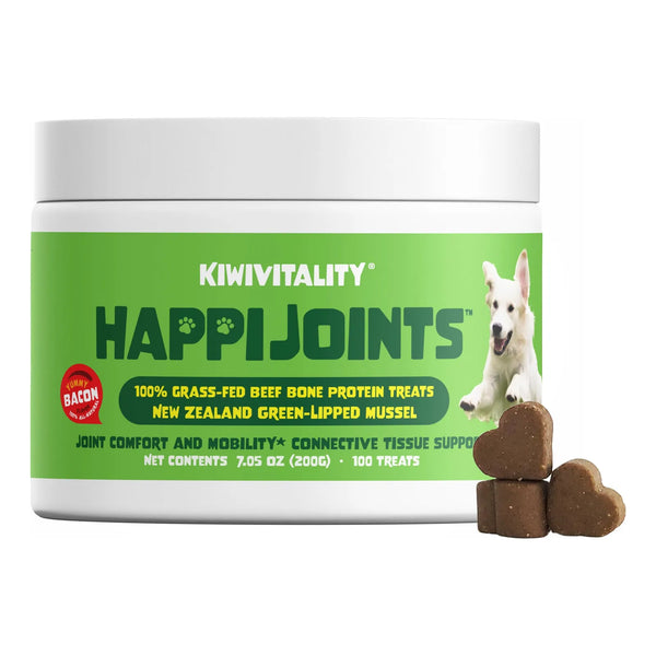 HappiJoints Suplemento Para Perros Y Gatos Con Colágeno De Hueso De Res