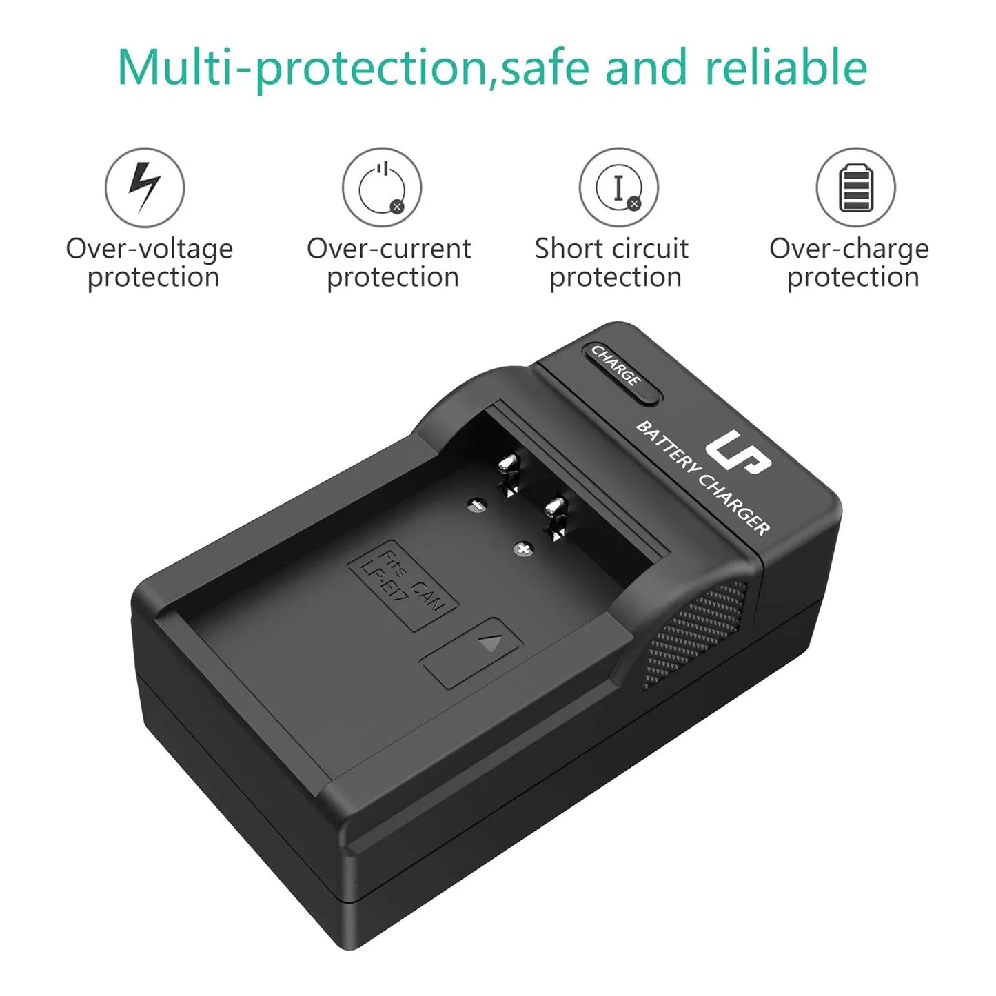 Cargador Bateria Lp E17 Compatible Canon Eos Rebel T7i T6i Sl3 Seguro Y Portatil
