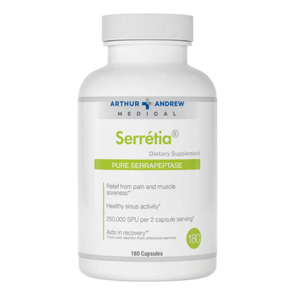 Serretia Serrapeptasa Apoyo Muscular Y Sinusal 180 Capsulas Enzima Pura