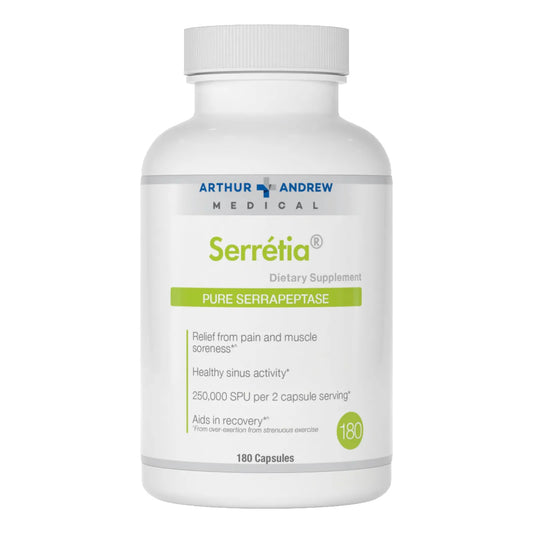 Serretia Serrapeptasa Apoyo Muscular Y Sinusal 180 Capsulas Enzima Pura
