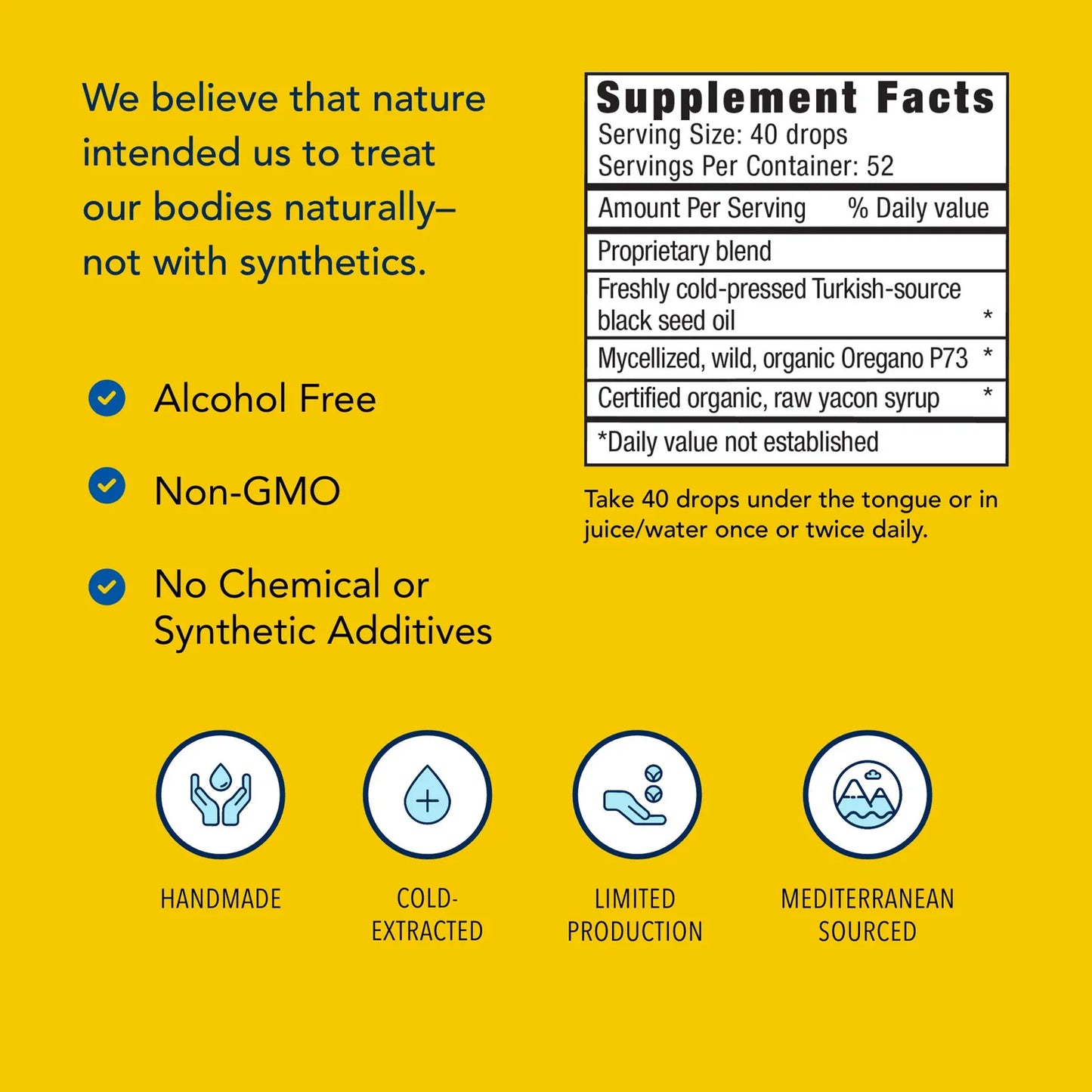 Aceite De Semilla Negra Micelizado Sublingual 60 Ml Apoyo Inmunologico Y Digestivo